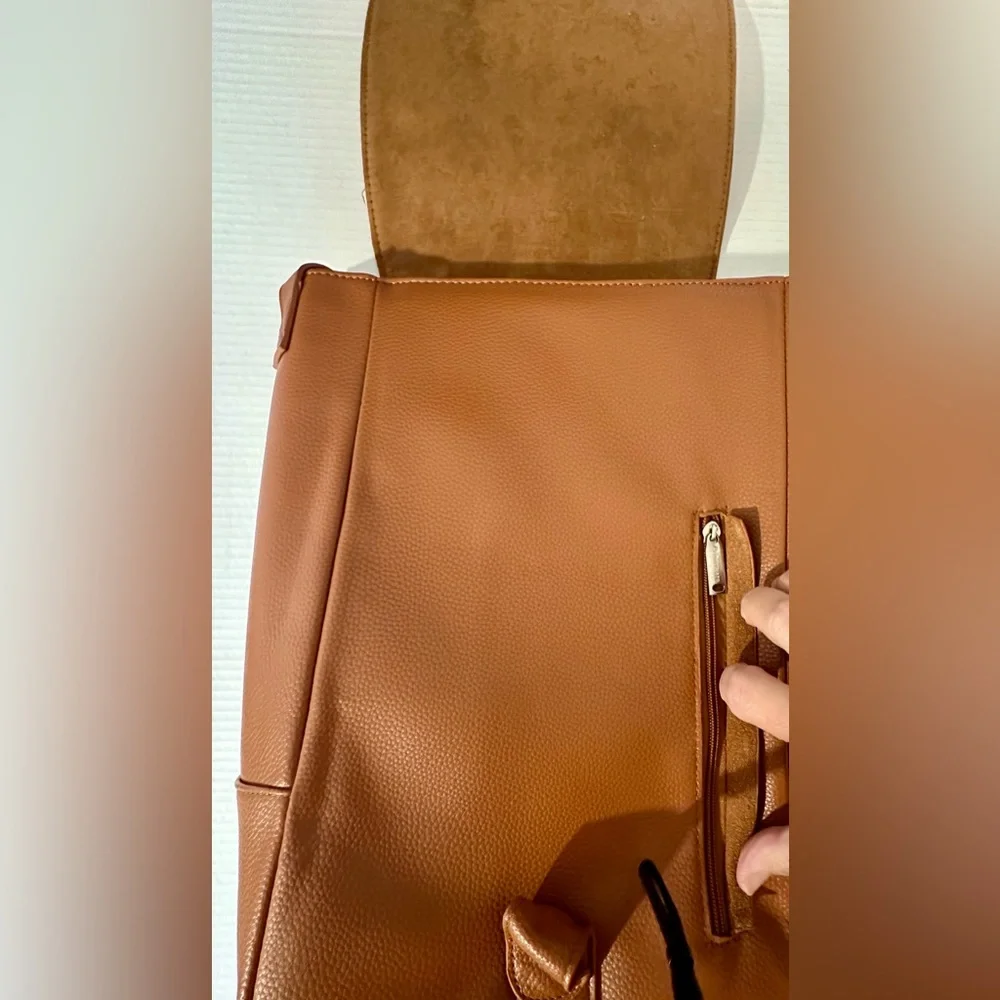 Primewear Vino‎ Two Bottle Leather Wine Tote Brown (NO Corkscrew Included) NWT